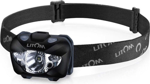 Torcia Frontale a LED Bianco Rosso con Controllo Gesture Luce per Casco Escursionismo