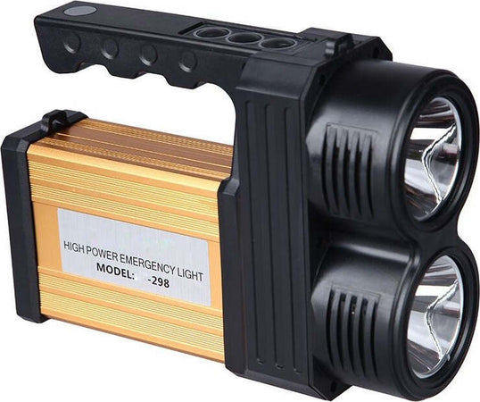TORCIA LAMPADA A LED RICARICABILE EMERGENZA 10W 200 METRI USB LUCE GIALLA BIANCA Illuminazione/Illuminazione per interni/Lampade/Lampade da lavoro Trade Shop italia - Napoli, Commerciovirtuoso.it