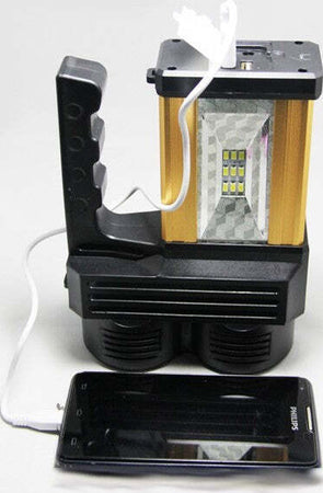 TORCIA LAMPADA A LED RICARICABILE EMERGENZA 10W 200 METRI USB LUCE GIALLA BIANCA Illuminazione/Illuminazione per interni/Lampade/Lampade da lavoro Trade Shop italia - Napoli, Commerciovirtuoso.it