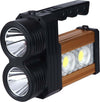 TORCIA LAMPADA A LED RICARICABILE EMERGENZA 10W 200 METRI USB LUCE GIALLA BIANCA Illuminazione/Illuminazione per interni/Lampade/Lampade da lavoro Trade Shop italia - Napoli, Commerciovirtuoso.it
