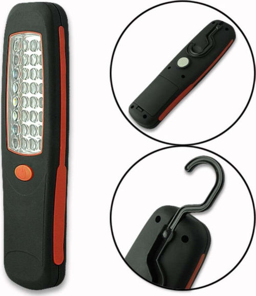 TORCIA LAMPADA CALAMITA GANCIO 30 LED + 7 LED PER CASA AUTO UFFICIO EMERGENZA Illuminazione/Illuminazione per interni/Lampade/Lampade da lavoro Trade Shop italia - Napoli, Commerciovirtuoso.it