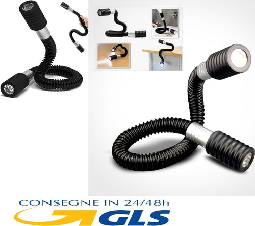 Torcia-Lampada-da-Lavoro-Inspezione-Flessibile-24-Led-Multifunzione-Girevole