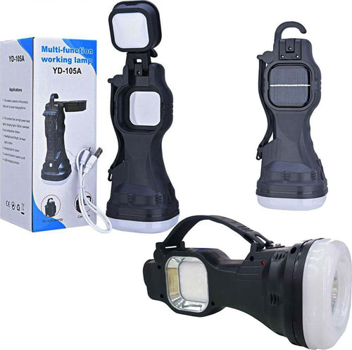 TORCIA LAMPADA EMERGENZA 26 LED SMD COB RICARICABILE PORTATILE PANNELLO SOLARE Illuminazione/Illuminazione per interni/Lampade/Lampade da lavoro Trade Shop italia - Napoli, Commerciovirtuoso.it