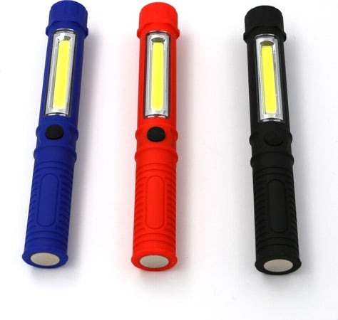 TORCIA LAMPADA EMERGENZA A LED COB CON CALAMITA DA LAVORO LUCE PORTATILE SOS Illuminazione/Illuminazione per interni/Lampade/Lampade da lavoro Trade Shop italia - Napoli, Commerciovirtuoso.it