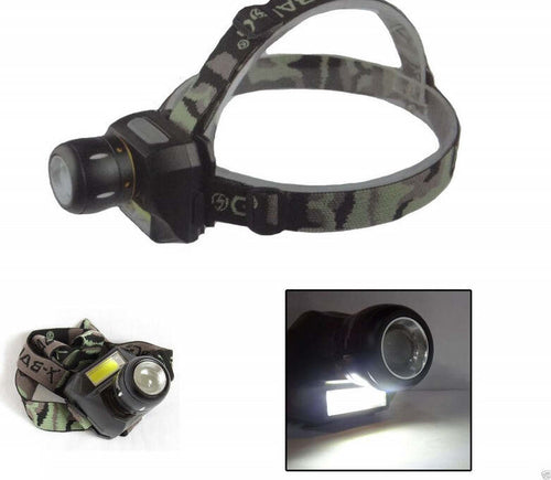 TORCIA LAMPADA FRONTALE A 2 LED CREE COB RICARICABILE 2 LUCI BL-6916A Fai da te/Sicurezza e protezione/Torce/Lampade da testa Trade Shop italia - Napoli, Commerciovirtuoso.it