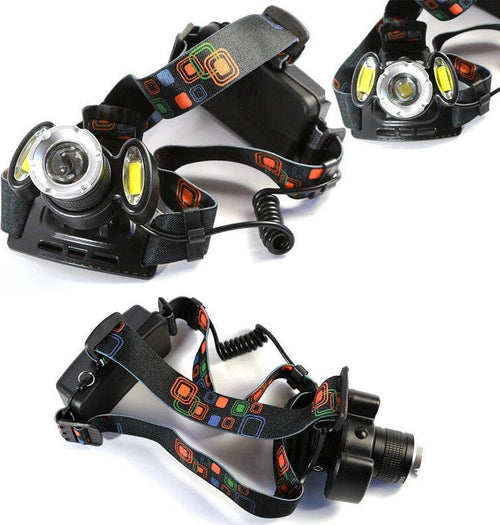 TORCIA LAMPADA FRONTALE LED CREE RICARICABILE AUTO CASA 3LED 8000W LUCE BIANCA  Trade Shop italia - Napoli, Commerciovirtuoso.it