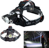 Torcia Lampada Frontale Led Ricaricabile 3led 5000 Lumen Cree T6 100mt 180? 1825 Fai da te/Sicurezza e protezione/Torce/Torce elettriche portatili (standard) Trade Shop italia - Napoli, Commerciovirtuoso.it