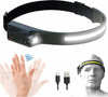 Torcia-Lampada-Frontale-Ricaricabile-A-Led-Cob-350lm-Con-Sensore-Di-Movimento