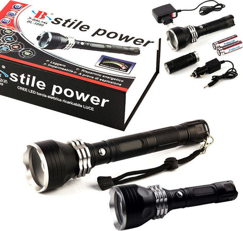 Torcia Lampada Led Cree T6 Ricaricabile 2000 Lumen 80000 W Con Prolunga Bl-1899 Casa, arredamento e bricolage > Bricolage e fai da te > Torce Trade Shop italia - Napoli, Commerciovirtuoso.it