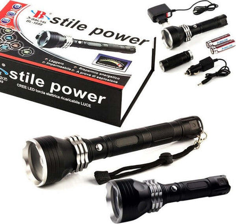 Torcia-Lampada-Led-Cree-T6-Ricaricabile-2000-Lumen-80000-W-Con-Prolunga-Bl-1899