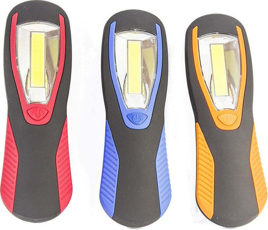 Torcia Lampada Portatile A Led Cob Striscia Led Cob Calamitata Con Gancio 3 Watt Fai da te/Sicurezza e protezione/Torce/Torce elettriche portatili (standard) Trade Shop italia - Napoli, Commerciovirtuoso.it