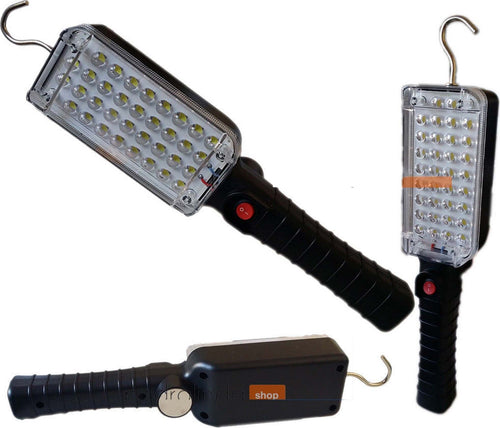 TORCIA LAMPADA PORTATILE GANCIO CALAMITATA 34 LED DA LAVORO RICARICABILE ZJ-859 Fai da te/Sicurezza e protezione/Torce/Torce elettriche portatili (standard) Trade Shop italia - Napoli, Commerciovirtuoso.it