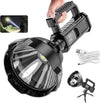 TORCIA-LAMPADA-RICARICABILE-ULTRA-POTENTE-100W-LED-CREE-XHP50-FINO-A-1KM-Q-L445