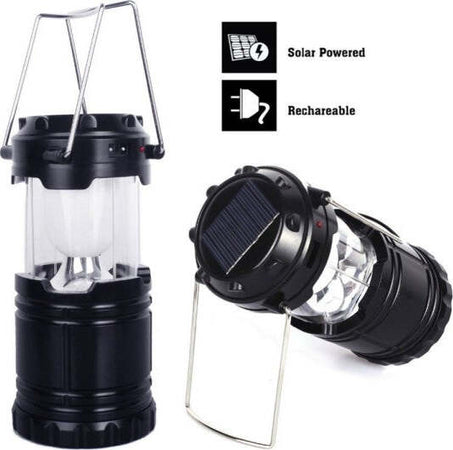 Torcia Lanterna Portatile Led Campeggio Luce Bianca Emergenza Ricaricabil Solare Fai da te/Sicurezza e protezione/Torce/Torce-lanterne Trade Shop italia - Napoli, Commerciovirtuoso.it