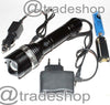 Torcia-Led-Alluminio-15000-W-Ricaricabile-3.7v-Con-Segnalatori-Di-Emergenza