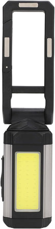 Torcia COB Lampada da lavoro LED batteria 360° girevole pieghevole per auto riparazioni magnetica alta potenza