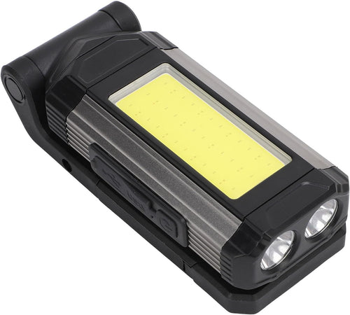 Torcia COB Lampada da lavoro LED batteria 360° girevole pieghevole per auto riparazioni magnetica alta potenza