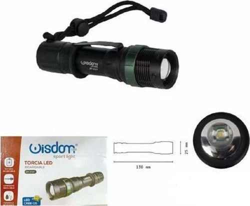 Torcia Led Cree Q5 Ricaricabile Per Casa Campeggio Escursioni Con Gancio Dt-2121 Casa, arredamento e bricolage > Bricolage e fai da te > Torce Trade Shop italia - Napoli, Commerciovirtuoso.it