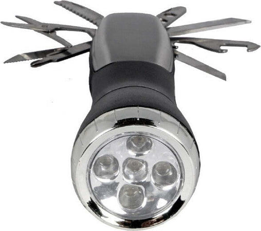 Torcia Led Cree T6 5 Led Ricaricabile Con Coltellino Svizzero Campeggio Dt-2104 Casa, arredamento e bricolage > Bricolage e fai da te > Torce Trade Shop italia - Napoli, Commerciovirtuoso.it
