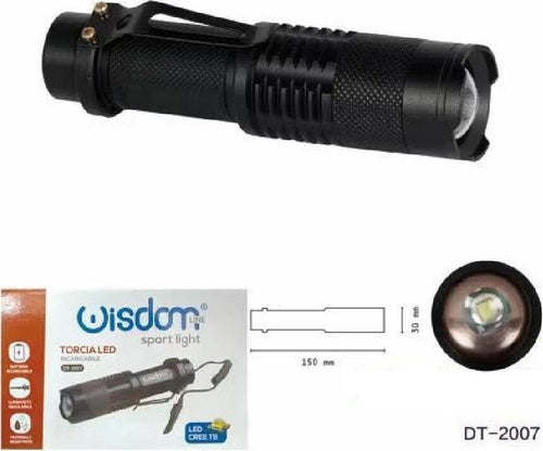 Torcia Led Cree T6 Batteria Ricaricabile Usb Auto Luminosita' Regolabile Dt-2007 Casa, arredamento e bricolage > Bricolage e fai da te > Torce Trade Shop italia - Napoli, Commerciovirtuoso.it