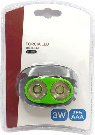 Torcia Led Da Testa Frontale Lampada 3 Watt A Batteria Caccia Campeggio Dt-2126 Casa, arredamento e bricolage > Bricolage e fai da te > Torce Trade Shop italia - Napoli, Commerciovirtuoso.it
