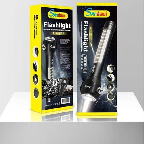 Torcia-Led-Flashlight-Accessorio-Casa-Esterni-Emergenza-Multifunzione-Q-led55
