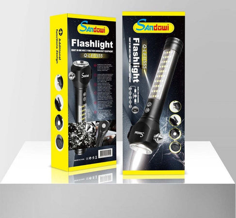 Torcia-Led-Flashlight-Accessorio-Casa-Esterni-Emergenza-Multifunzione-Q-led55