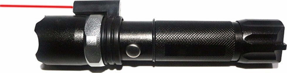 TORCIA LED MILITARE CREE TATTICA CON ZOOM RICARICABILE CON LASER ROSSO Fai da te/Sicurezza e protezione/Torce/Torce elettriche portatili (standard) Trade Shop italia - Napoli, Commerciovirtuoso.it