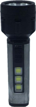 Torcia-Led-Usb-Ricaricabile-5w+3-Luci-Cob-Campeggio-Escursionismo-Caccia-Q-led66