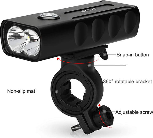 Torcia Luce Led Faro Fanale Per Bici Bicicletta Ipx6 Ricarica Micro Usb T-9287 Fai da te/Sicurezza e protezione/Torce/Torce elettriche portatili (standard) Trade Shop italia - Napoli, Commerciovirtuoso.it