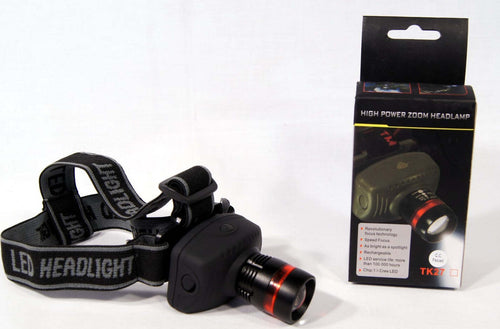 TORCIA LUCE LED LAMPADA FRONTALE TESTA 3W CASCO HEADLAMP CACCIA PESCA Fai da te/Sicurezza e protezione/Torce/Lampade da testa Trade Shop italia - Napoli, Commerciovirtuoso.it