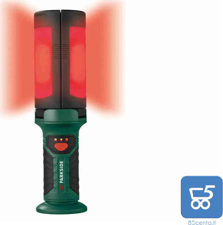 Torcia Parkside a LED Garage Campeggio a Ragno Magnetica con Powerbank 6 Modalità