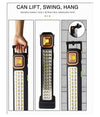Torcia Portatile Lampada Di Emergenza Ricaricabile Usb Solare 45led Luce Bianca