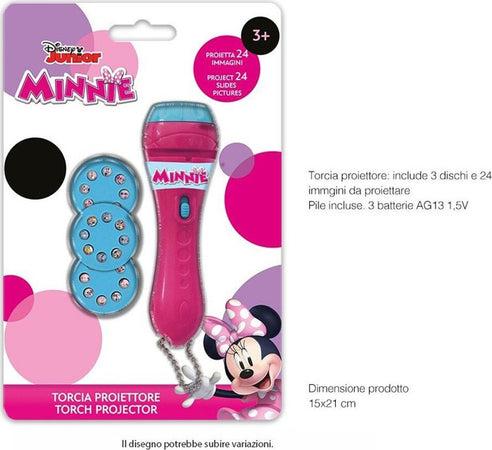 Torcia Proiettore Minnie Disney 24 Immagini Da Proiettare Giocattolo Bambini Illuminazione/Illuminazione per interni/Illuminazione per bambini/Torce Trade Shop italia - Napoli, Commerciovirtuoso.it
