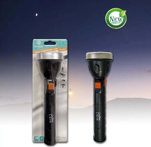 Torcia Ricaricabile Usb Elettrica Luce Led Escursioni Campeggio Lavoro Tx-8347 Fai da te/Sicurezza e protezione/Torce/Torce elettriche portatili (standard) Trade Shop italia - Napoli, Commerciovirtuoso.it