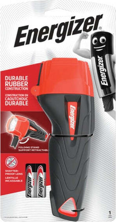Torcia Rubber Flashlight - Energizer Fai da te/Sicurezza e protezione/Torce/Torce elettriche portatili (standard) Eurocartuccia - Pavullo, Commerciovirtuoso.it