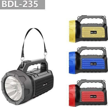 TORCIA SPEAKER CASSA BLUETOOTH 5W RICARICA SOLARE RADIO FM MP3 PORTATILE BDL-235 Fai da te/Sicurezza e protezione/Torce/Torce elettriche portatili (standard) Zencoccostore - Formia, Commerciovirtuoso.it