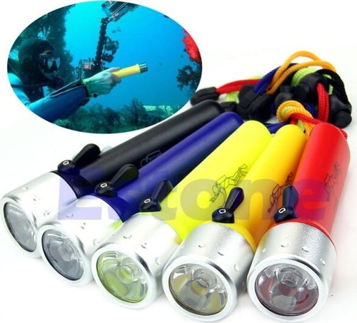 Torcia-Subacquea-Impermeabile-Led-180-Lumen-Cree-40-Metri-Q3-Sub-Luce-Lampada-3w