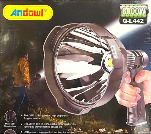 Torcia Tattica Militare A Led Ricaricabile Pistola 8000 Lumen T6 Cree Q-l442 Fai da te/Sicurezza e protezione/Torce/Torce elettriche portatili (standard) Trade Shop italia - Napoli, Commerciovirtuoso.it