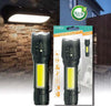 Torcia Tattica Usb Ricaricabile A Led Zoom Telescopico Escursioni Pesca Tx-9633 Fai da te/Sicurezza e protezione/Torce/Torce elettriche portatili (standard) Trade Shop italia - Napoli, Commerciovirtuoso.it