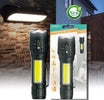 Torcia Tattica Usb Ricaricabile A Led Zoom Telescopico Escursioni Pesca Tx-9633 Fai da te/Sicurezza e protezione/Torce/Torce elettriche portatili (standard) Trade Shop italia - Napoli, Commerciovirtuoso.it
