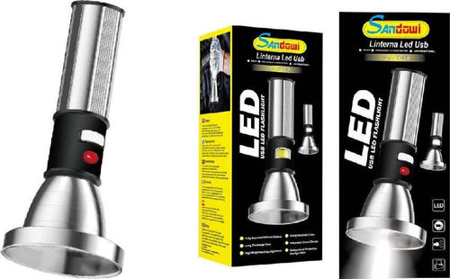 Torcia Usb Luce Led Lanterna Accessorio Per Casa Cantine Per Emergenze Q-led68 Fai da te/Sicurezza e protezione/Torce/Torce elettriche portatili (standard) Trade Shop italia - Napoli, Commerciovirtuoso.it