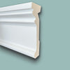 Profilo TORO - CIMA per boiserie in Polimeri Bianco RAL 9016 verniciabile 90X27mm (Prezzo al metro)