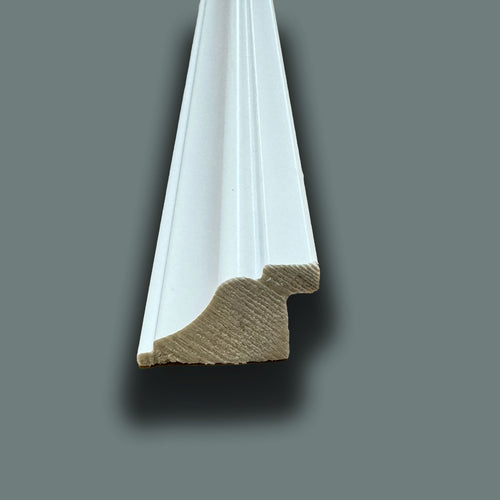 ***MEGA STOCK al metro lineare*** TORO-CORNICE per  BOISERIE  in POLIMERI Polistrutturato 35x23mm Bianca - Eternal Parquet