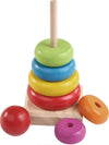 Torre Arcobaleno Gioco In Legno Piramide Anelli Impilabili Montessori 20x9 Cm Giochi e giocattoli/Costruzioni/Blocchi impilabili Trade Shop italia - Napoli, Commerciovirtuoso.it