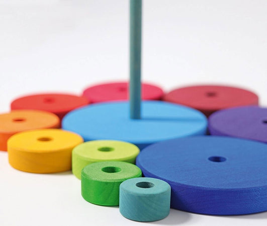 Torre Conica Di Grimm Gioco In Legno Piramide Anelli Impilabili Montessori 14x6 Giochi e giocattoli/Costruzioni/Blocchi impilabili Trade Shop italia - Napoli, Commerciovirtuoso.it