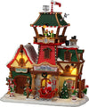 Torre di controllo del Polo Nord , edificio luminoso per villaggio di Natale in Resina Casa e cucina/Decorazioni per interni/Addobbi e decorazioni per ricorrenze/Decorazioni natalizie/Oggettistica MagiediNatale.it - Altamura, Commerciovirtuoso.it