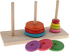 Torre Di Hanoi Giocattolo Per Bambini Impilatore Blocchi Legno Gioco Educativo Giochi e giocattoli/Giocattoli prima infanzia/Giochi per attività motorie/Cubi e piramidi componibili Trade Shop italia - Napoli, Commerciovirtuoso.it