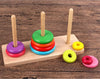 Torre Di Hanoi Giocattolo Per Bambini Impilatore Blocchi Legno Gioco Educativo Giochi e giocattoli/Giocattoli prima infanzia/Giochi per attività motorie/Cubi e piramidi componibili Trade Shop italia - Napoli, Commerciovirtuoso.it