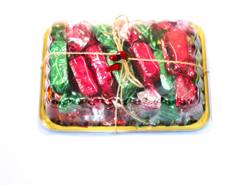 Torroncini Classici Natalizi Monoporzione Torrone Artigianale 100% mandorle intere tostate croccanti Torroncini Cioccolato Bianco Latte e Fondente 500gr Antonio Lizzi